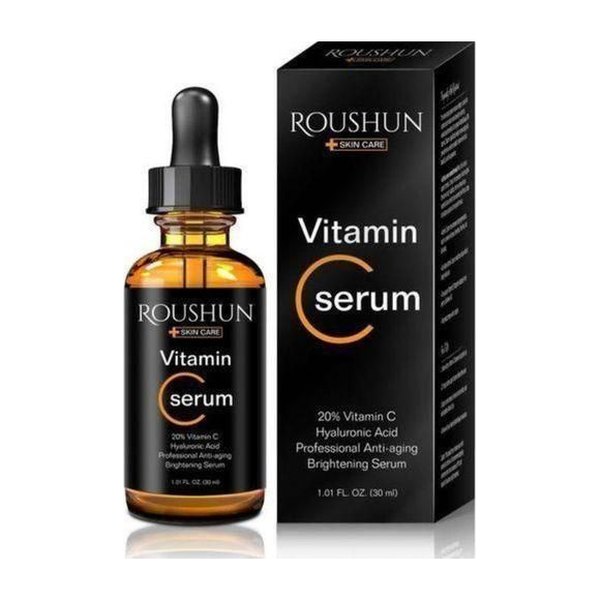 Roushun 20% Vitamin C Serum, 30 ml bottle and box